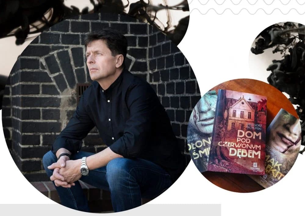 Grzegorz Skorupski - autor serii mrocznych kryminałów w nowomiejskiej bibliotece
