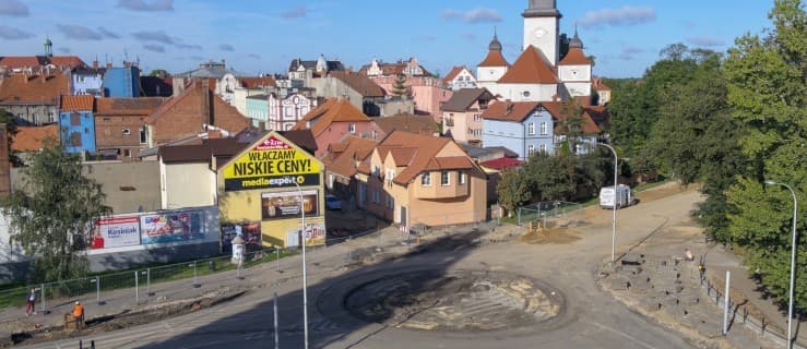 Nowe ronda na w Jarocinie. Jak postępują prace? [ZDJĘCIA]