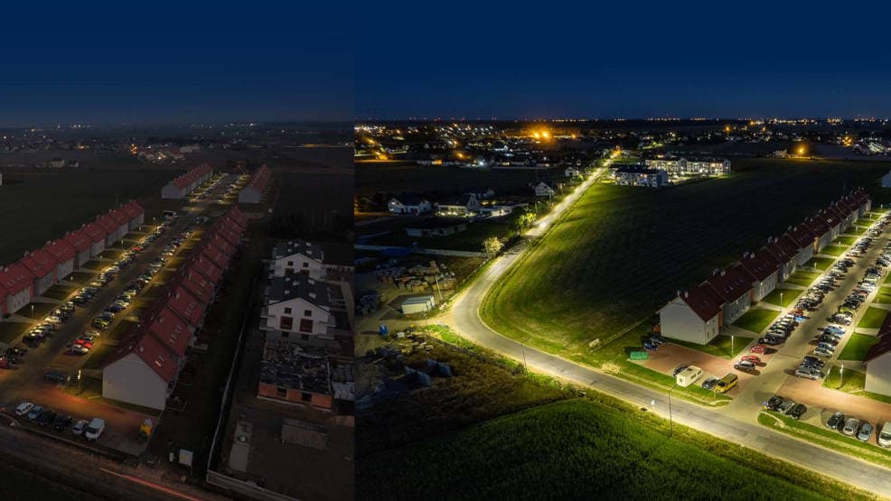 Nowe lampy przy ulicy Siedlemińskiej - czy coś z nimi nie tak? Wyjaśniamy