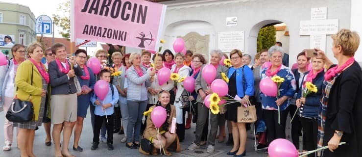 Amazonki z Jarocina przypominały kobietom o tym, jak ważna jest profilaktyka [FOTO, VIDEO]