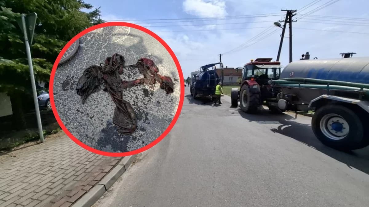 Czyścili kanalizację. Znaleźli to w rurach. Jest ważny apel do mieszkańców