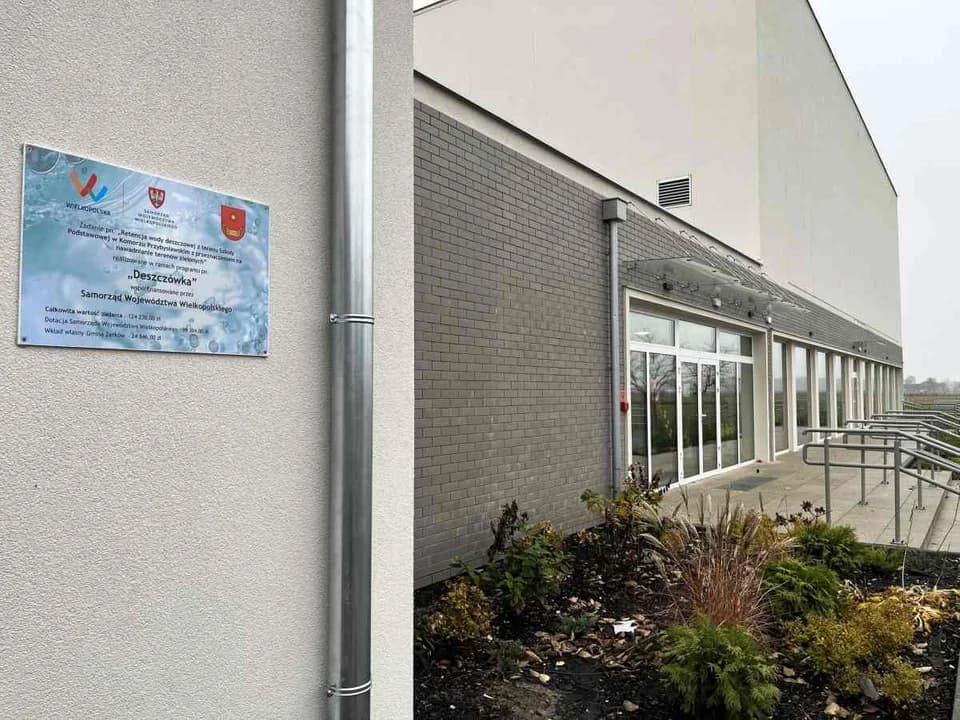 W Komorzu będą zbierać deszczówkę. Zakończyła się budowa zbiornika