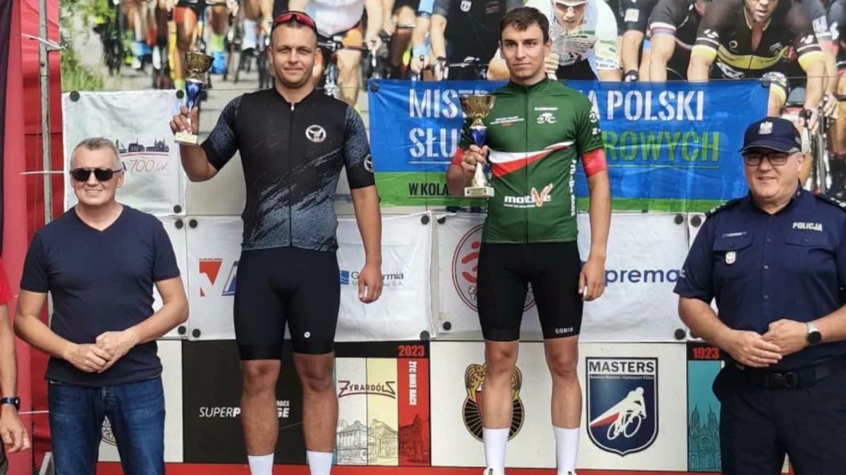 Policjant z Jarocina na podium mistrzostw Polski