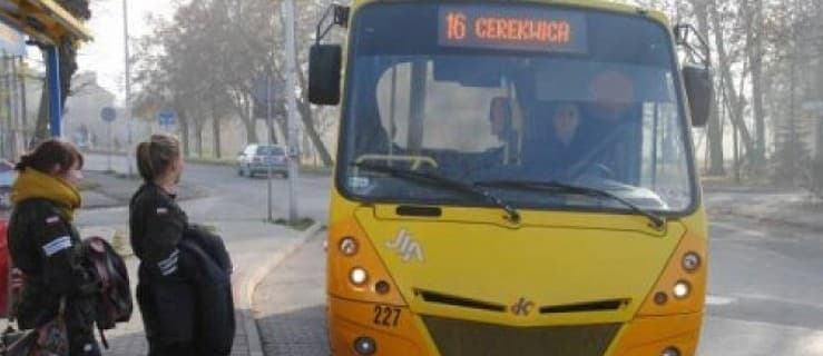 Darmowa przejażdżka autobusem zamiast tulipana?