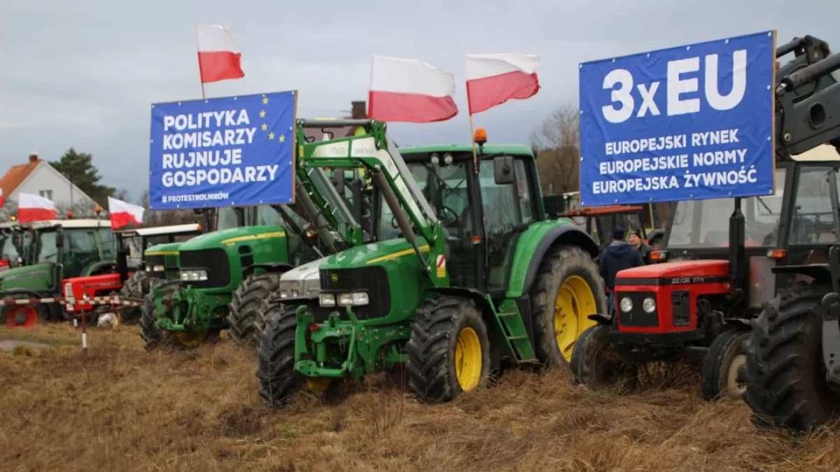Rolnicy znów będą protestować. Jak będzie wyglądała akcja? Zgromadzą się w sobotę w Nowym Mieście