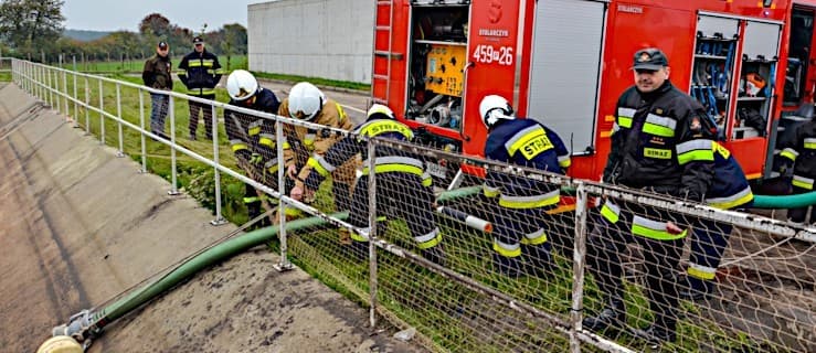 Strażacy w ZGO. W akcji zastępy z wszystkich jednostek gminy Jarocin
