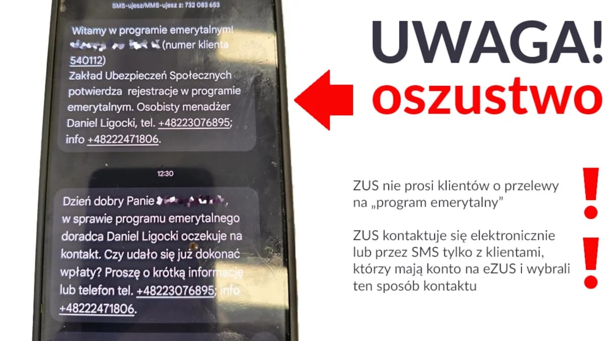 Dzwonią i obiecują wyższą emeryturę. ZUS ostrzega