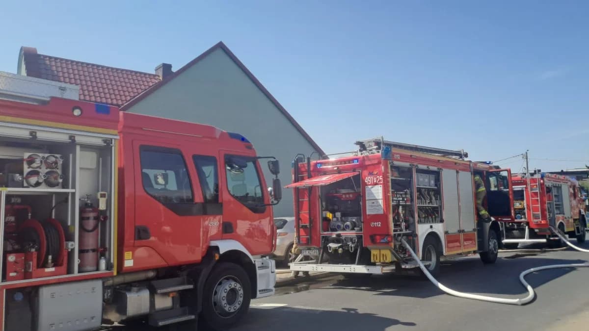 Tragiczny pożar domu w regionie. Nie żyje 69-latek