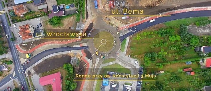 Nowy łącznik w Jarocinie z lotu ptaka [ZOBACZ WIDEO]
