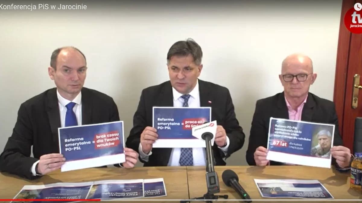 Ruszyła kampania wyborcza. Do Jarocina przyjechał poseł PiS-u [WIDEO]