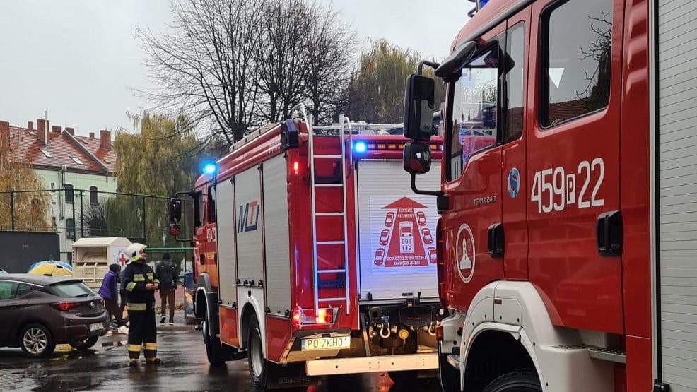 Tlenek węgla w jednym z mieszkań budynku wielorodzinnego w Jarocinie