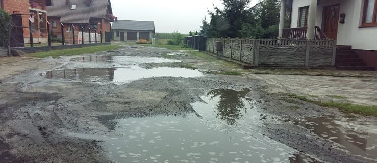 Najpierw kanalizacja deszczowa, potem tłuczeń