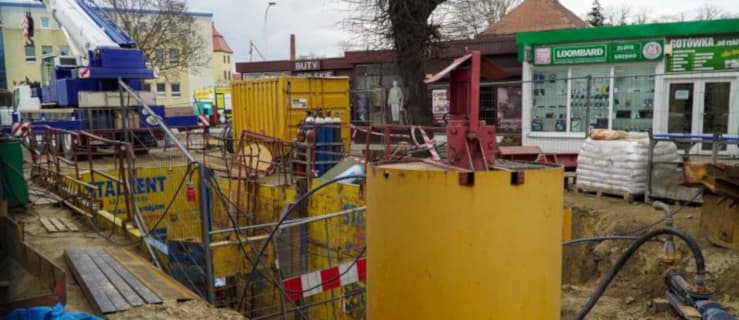Jarocin. Budują ogromny zbiornik w ciągu ulicy Wolności  GALERIA