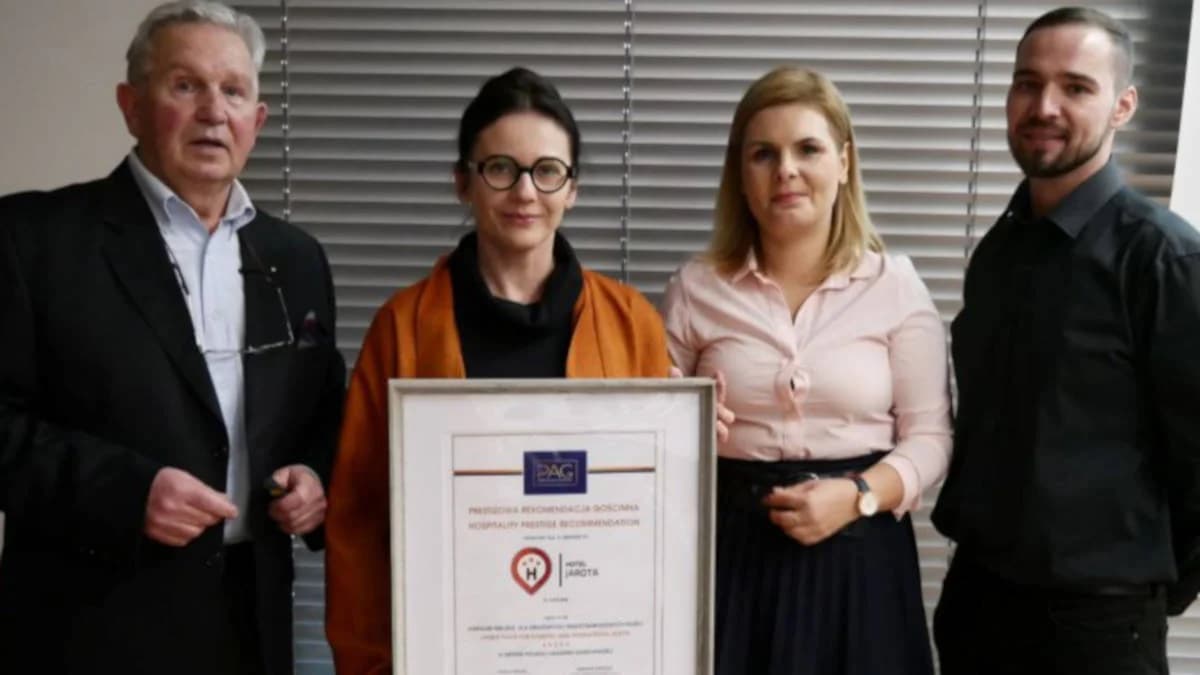 Jarocińska spółka otrzymała pierwszą w naszym regionie Prestiżową Rekomendację Gościnną