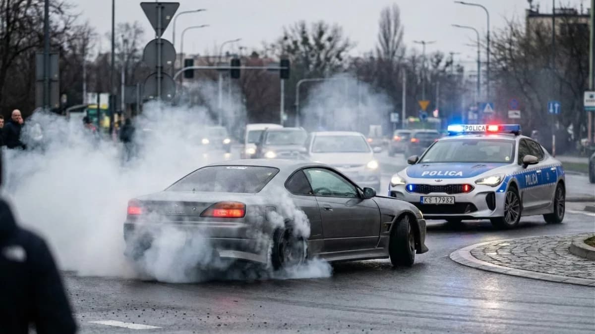 „Bączki” przed marketem słono kosztowały młodego kierowcę z gminy Jaraczewo