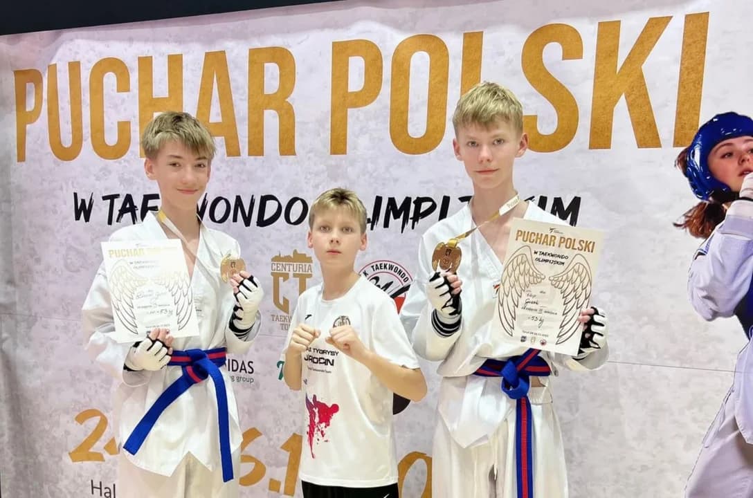 Pucharowe medale Bialych Tygrysów