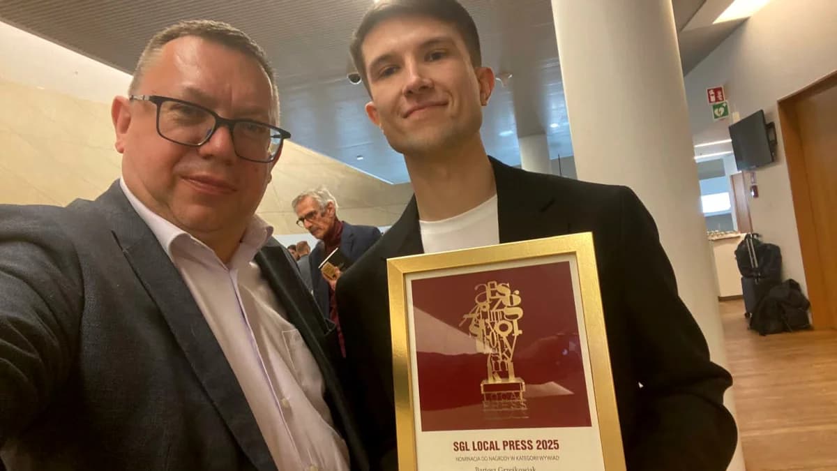 Nasz dziennikarz w finale Local Press 2025! Nominacja za poruszający wywiad