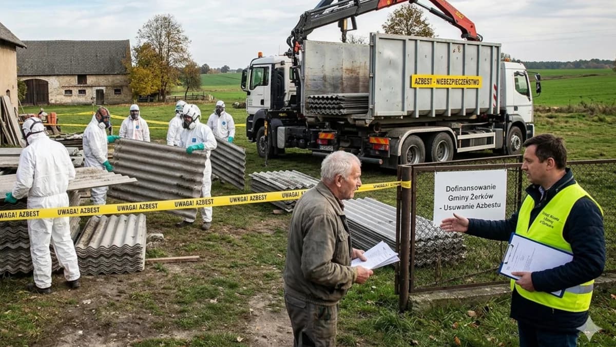 Są pieniądze na odbieranie azbestu od mieszkańców. Gdzie i kiedy można składać wnioski?