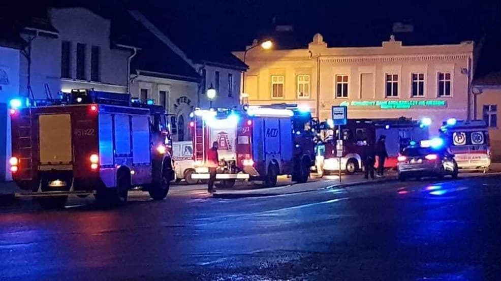 Zdarzenie drogowe na rynku w Żerkowie