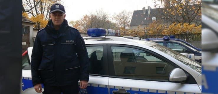 Jarocin. Policjant zobaczył wiszącego mężczyznę z pętlą wokół szyi
