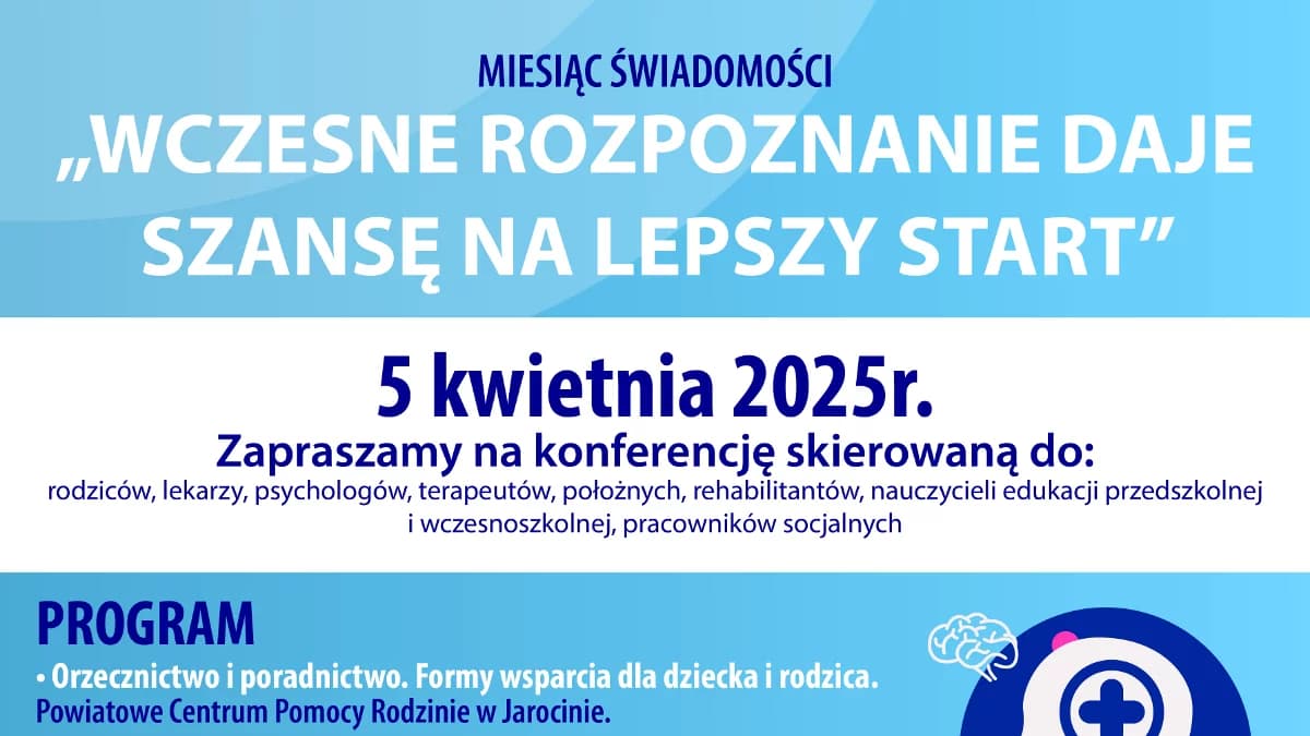 ZSS w Jarocinie w Jarocinie organizuje konferencje dla rodziców, nauczycieli, terapeutów, pracowników socjalnych