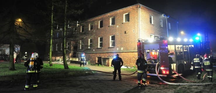 Jarocin. Pożar w Parowozowni. Ewakuacja. Poszkodowani