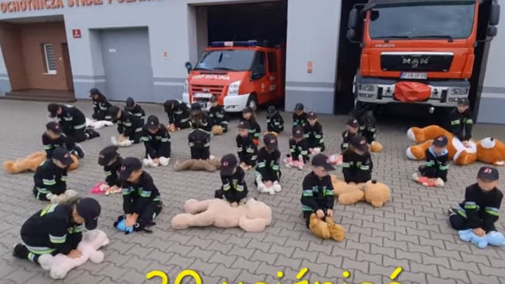 Uczyli się ratować życie. Nagrali film. OSP Golina wygrała konkurs [WIDEO]