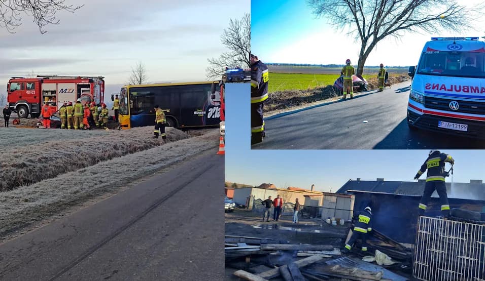 Jedna osoba nie żyje, a trzy trafiły do szpitala [STRAŻACKI RAPORT TYGODNIA]