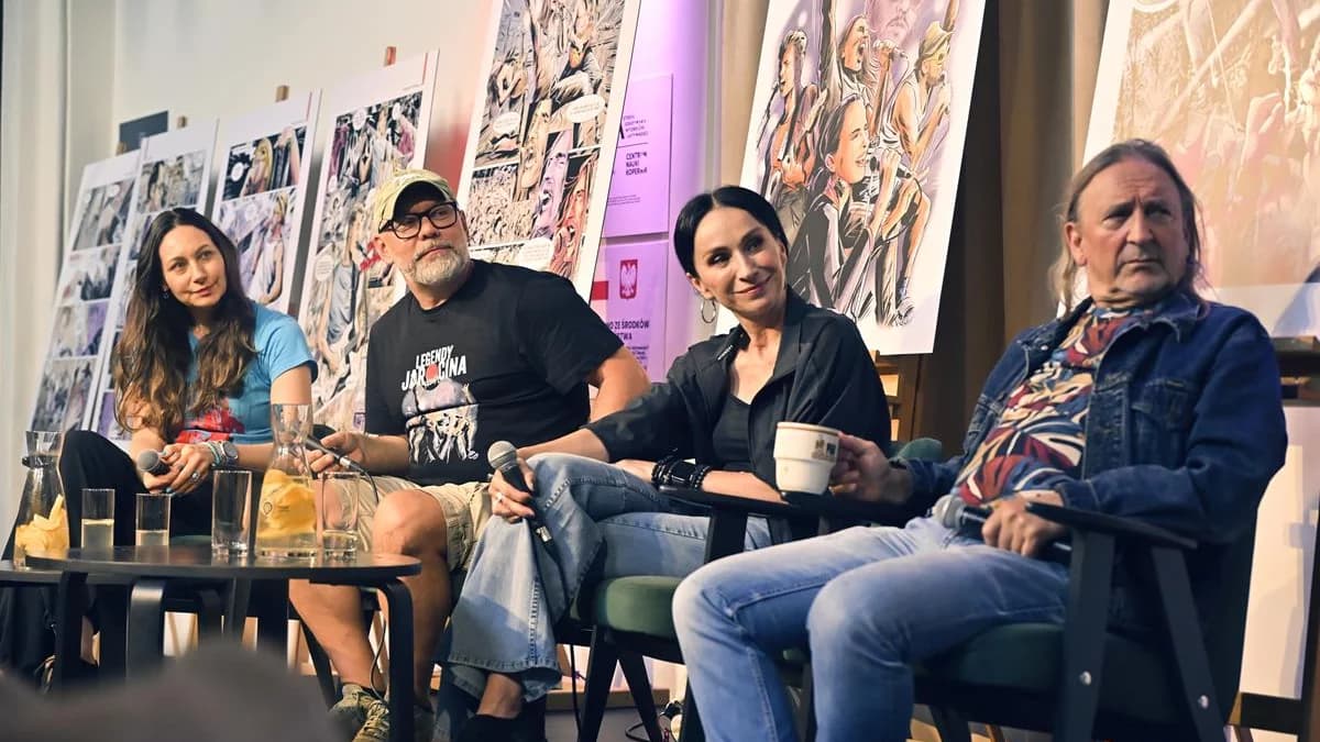 Premiera komiksu Legendy Jarocina kreską Jacka Kowalskiego [ZOBACZ ZDJĘCIA]