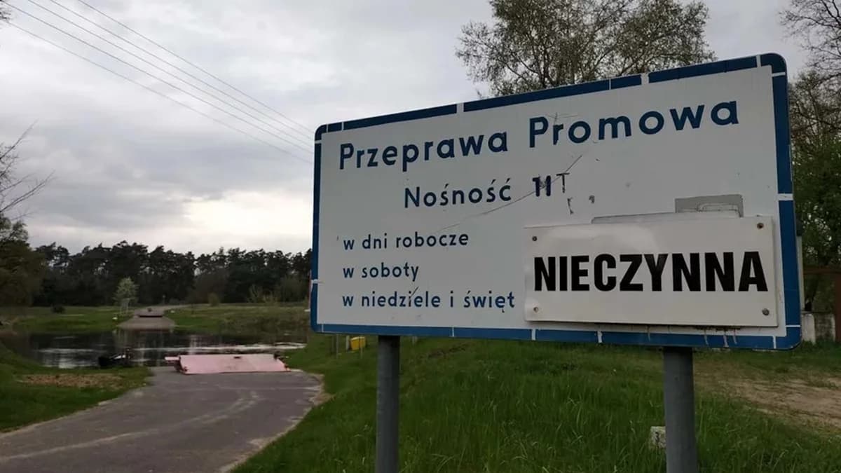Utrudnienia nad Wartą. Ważny prom zawiesza kursowanie