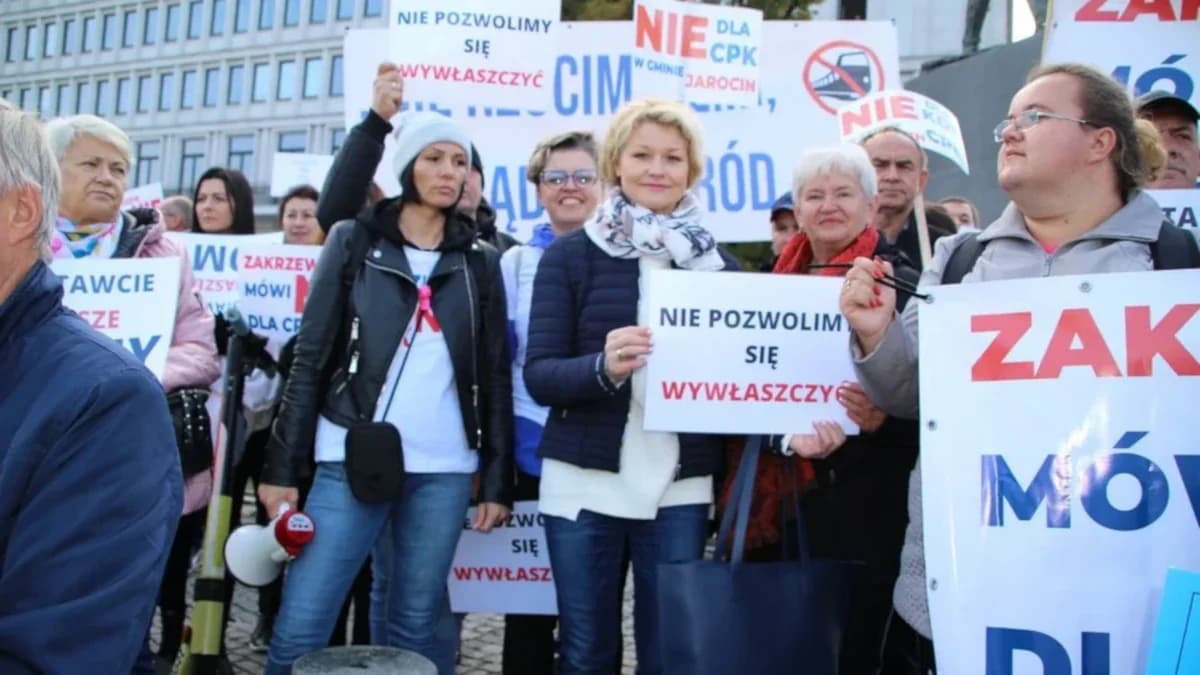 Budowa Kolei Dużych Prędkości w gminie Jarocin. Sprawdź, czy twój dom nie jest zagrożony