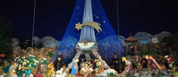 Franciszkanie podtrzymują tradycję. Ich żłóbek jest ogromny [ZDJĘCIA]
