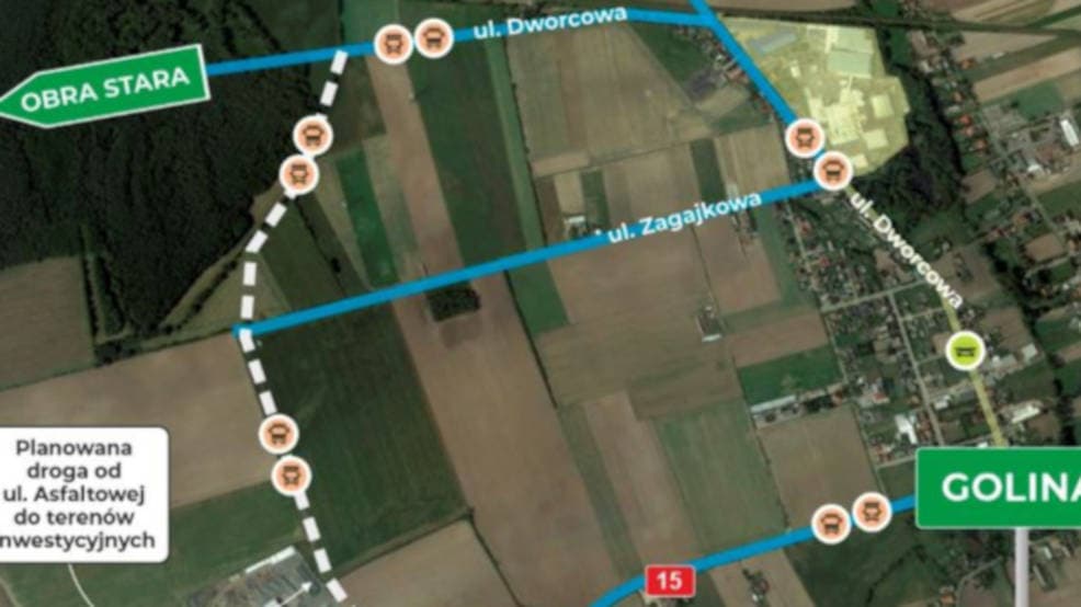 Łącznik do strefy w Golinie - ruszają konsultacje w sprawie budowy nowej drogi