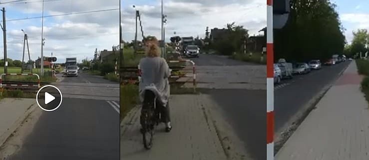 Półrogatki opuszczone. Światła ostrzegawcze i tak… 40 minut [WIDEO]