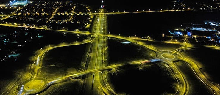 Jarocin z lotu ptaka w nocy. Tych zdjęć nie widzieliście [FOTO]