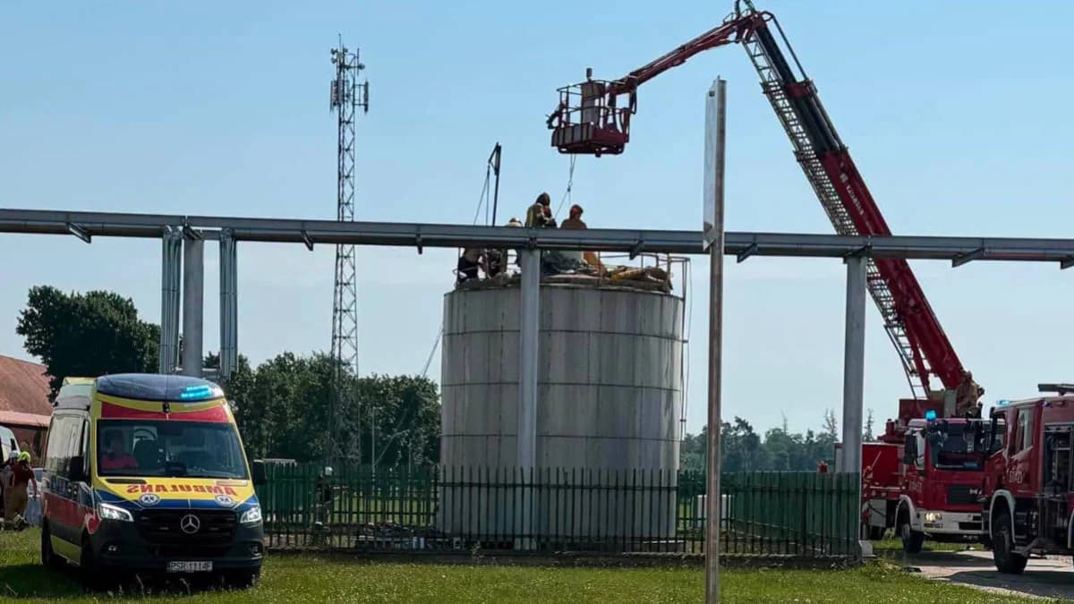 Mężczyzna znaleziony w zbiorniku. Co ustaliła policja? [ZDJĘCIA, AKTUALIZACJA]