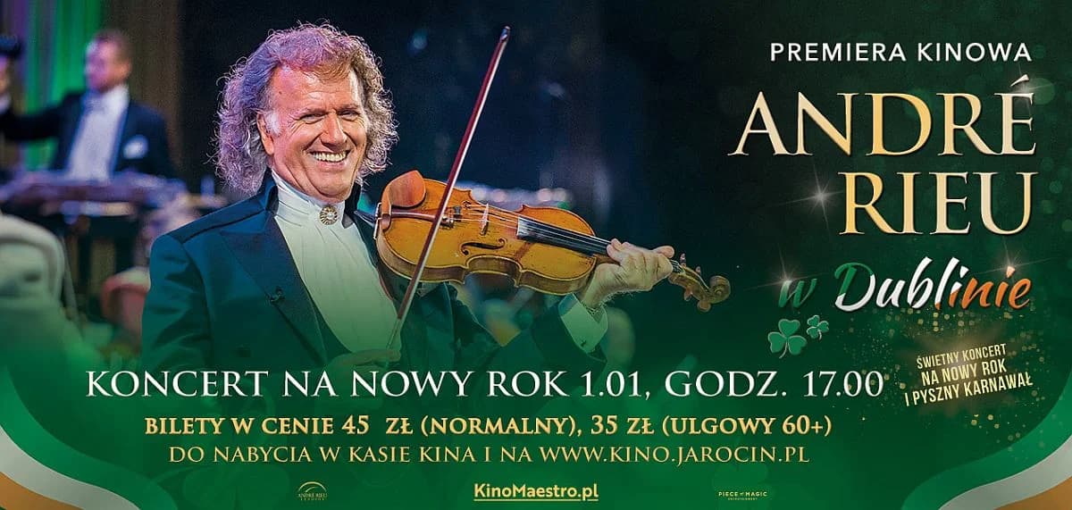 André Rieu w Dublinie. Dobry koncert na Nowy Rok w Kinie Echo