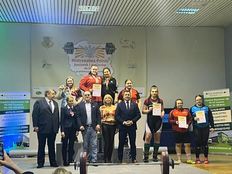 Sztangistki z ZSP-B w Tarcach na Mistrzostwach Polski Juniorów
