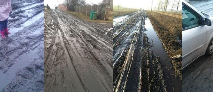 Błoto, koleiny, topiel. Pokazujecie nam drogi po roztopach. I opowiadacie o codziennych zmaganiach [ZDJECIA]