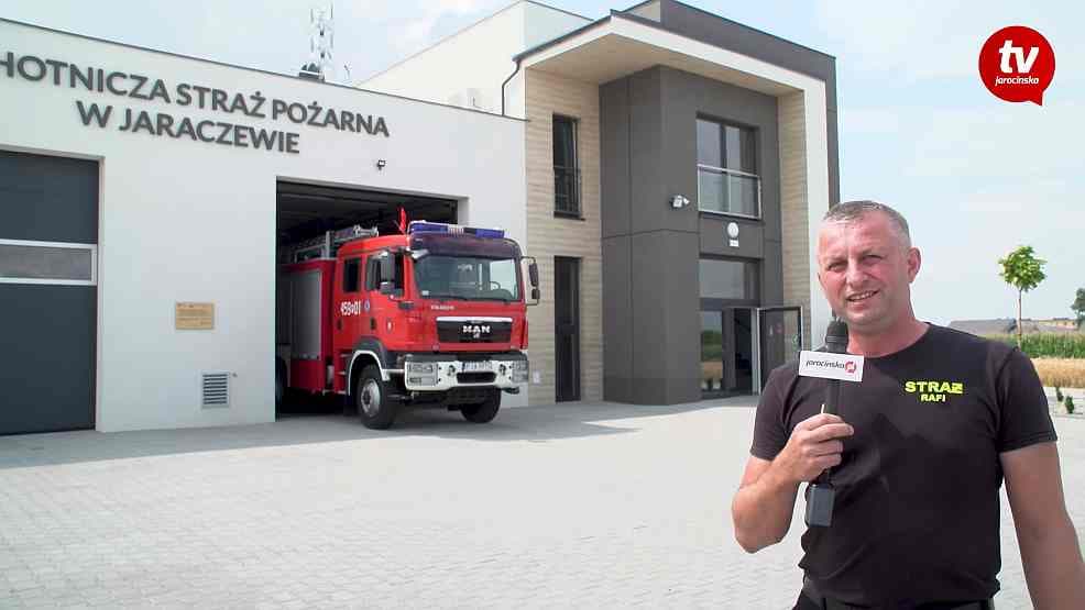Najnowocześniejsza remiza strażacka w Wielkopolsce. Zobacz jak wygląda siedziba OSP Jaraczewo [WIDEO]