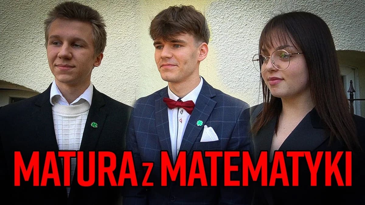 Maturzyści z Jarocina podzieleni. Egzamin z matematyki trudniejszy od polskiego? [WIDEO]