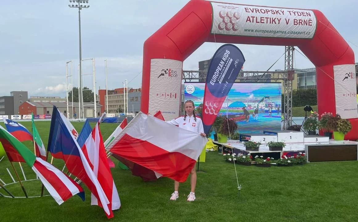Pierwszy międzynarodowy występ lekkoatletki Przełaju Żerków