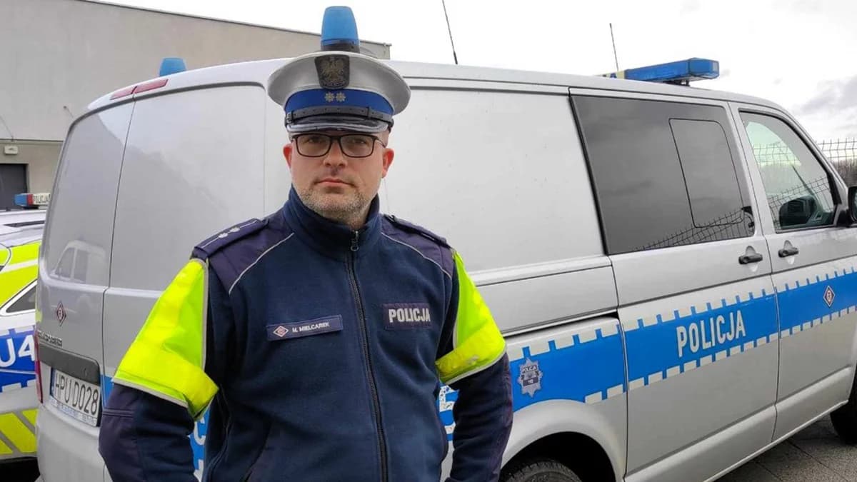 Jarociński policjant po służbie przerwał szaleńczy rajd pijanemu kierowcy