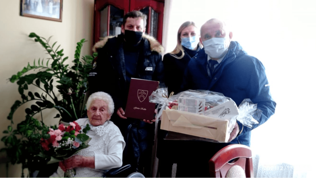 100 lat świętowała Pani Stefania