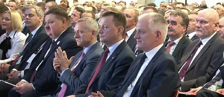 Burmistrz Jarocina witany na konwencji Zjednoczonej Prawicy