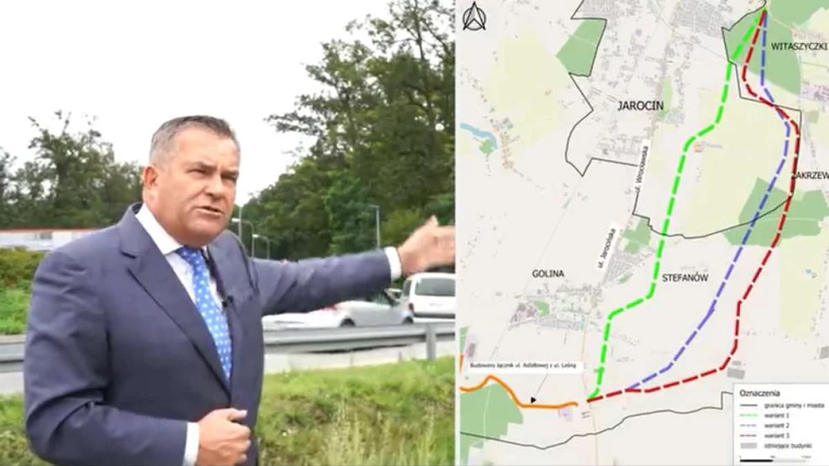 Były burmistrz Jarocina chce od gminy odszkodowanie za grunt pod drogą, której budowę sam zlecił. Sprawa budzi spore kontrowersje [AKTUALIZACJA]