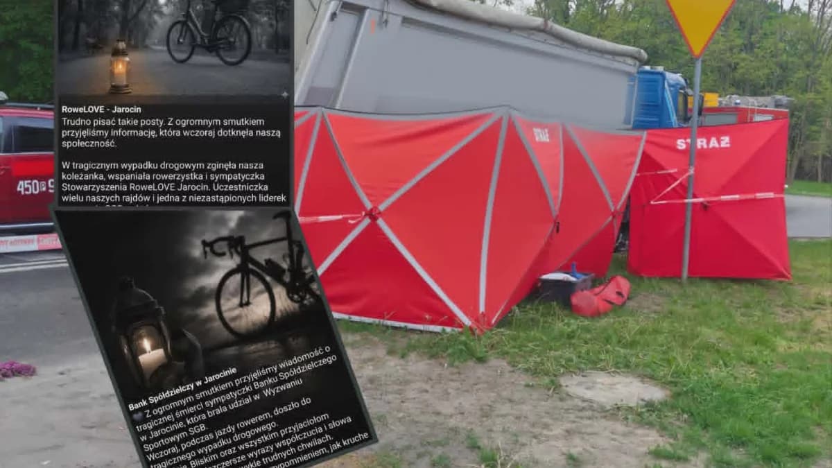 „Jadę dokręcić kilka kilometrów” - to ostatnie słowa 39-latki. Rowerzyści żegnają tragicznie zmarłą koleżankę