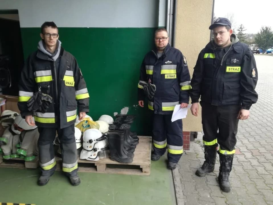Jarocińscy strażacy zbierają sprzęt dla swoich kolegów na Ukrainie [ZDJĘCIA]