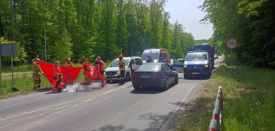 Śmiertelne potrącenie na przejściu dla pieszych w Jarocinie [ZDJECIA]
