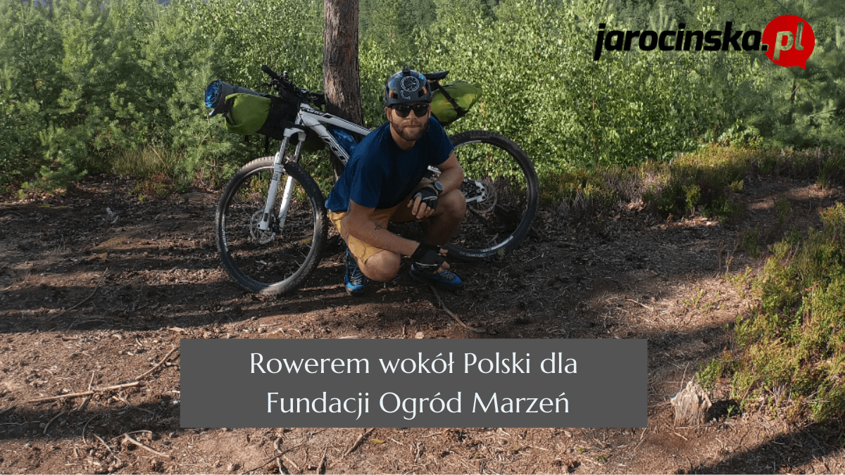 Pomysłodawca wyprawy „Rowerem wokół Polski dla Fundacji Ogród Marzeń” odwiedził Jarocin. Jaki był cel wizyty?